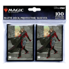 Wilds of Eldraine Rowan, Scion of War (Borderless) Standard Deck Protector Sleeves (100ct) for Magic: The Gathering